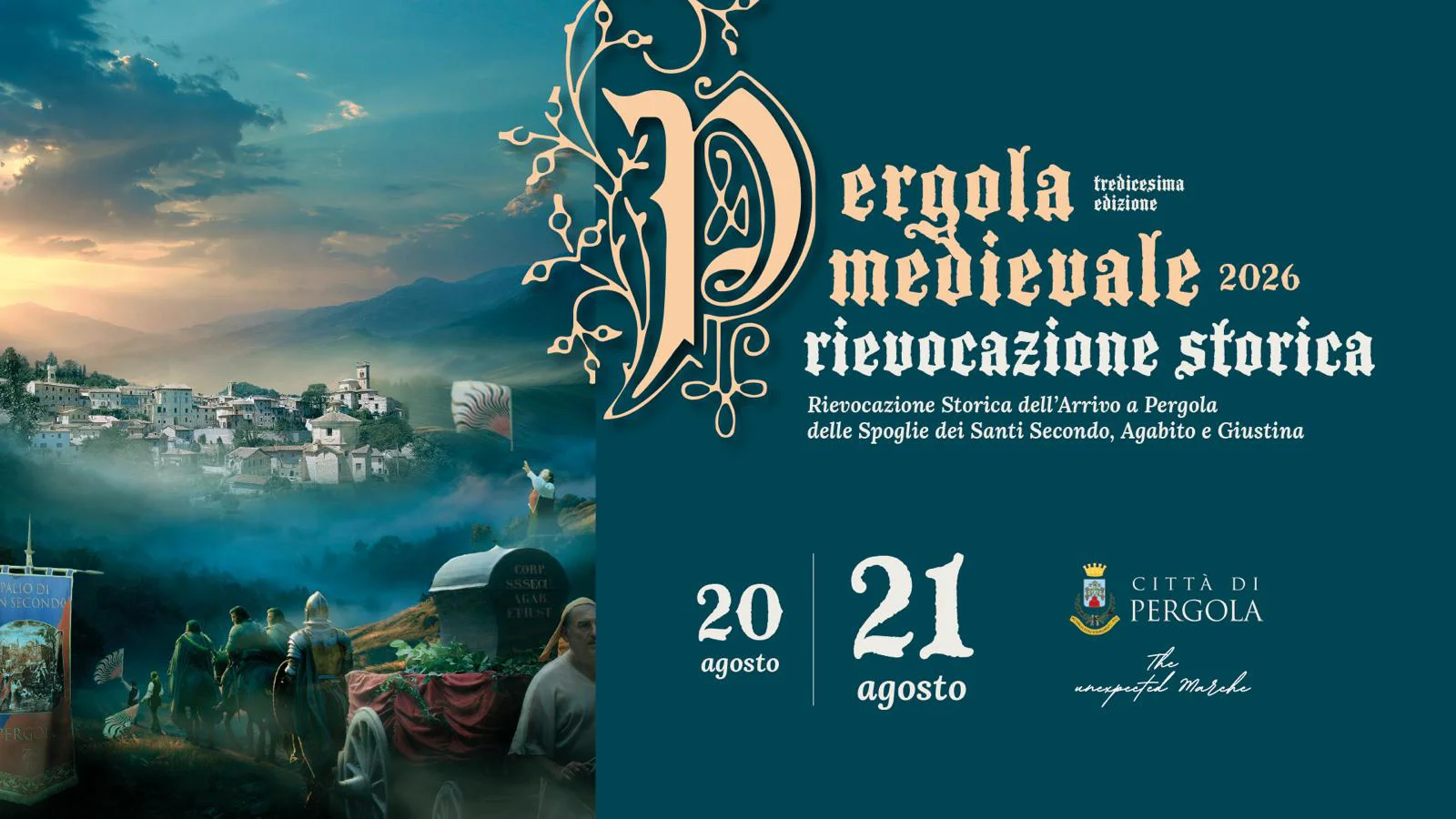 Pergola Medievale 20 e 21 Agosto 2026 - Rievocazione storica